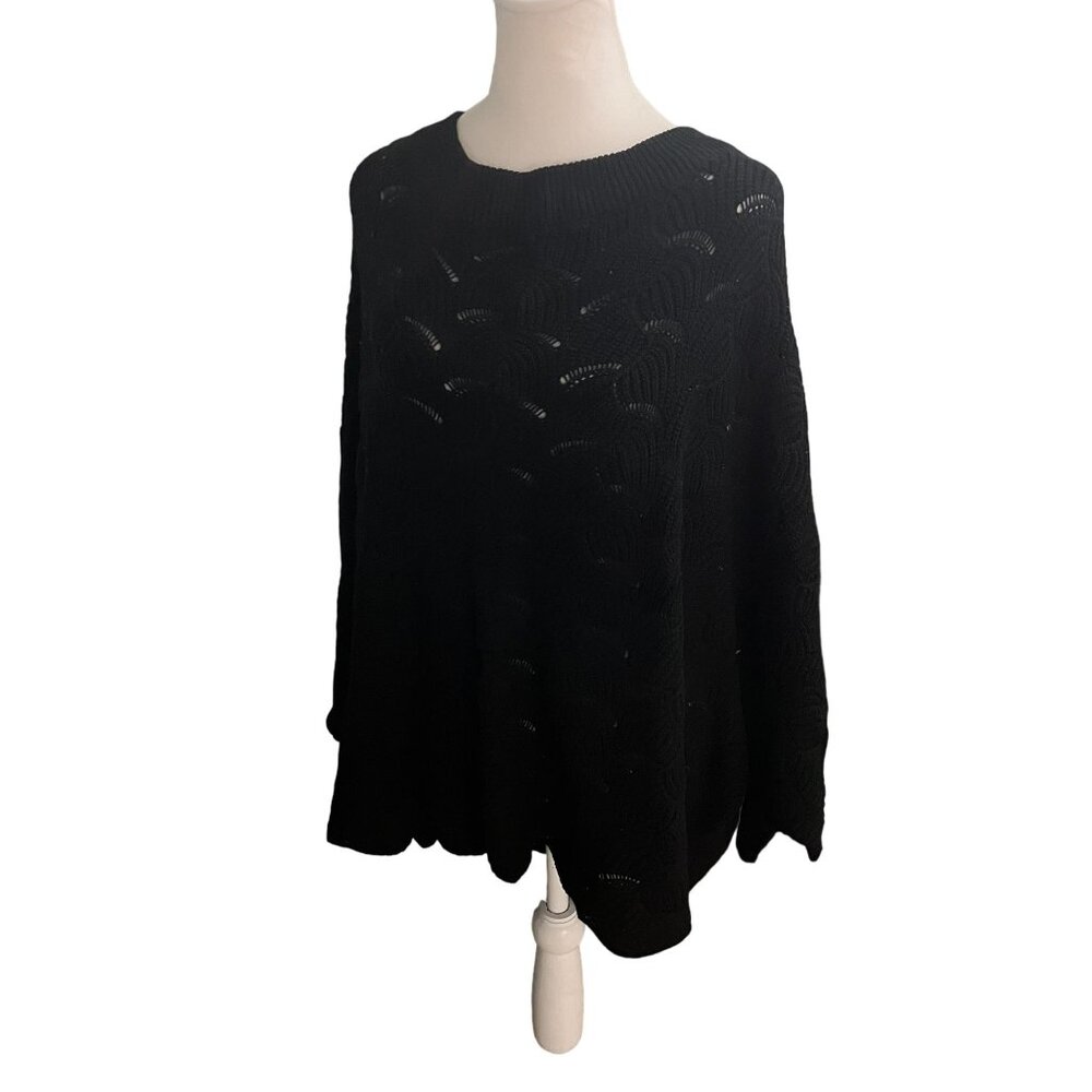 Andrée By Unit Women's Black Knit Sweater 3X NWT